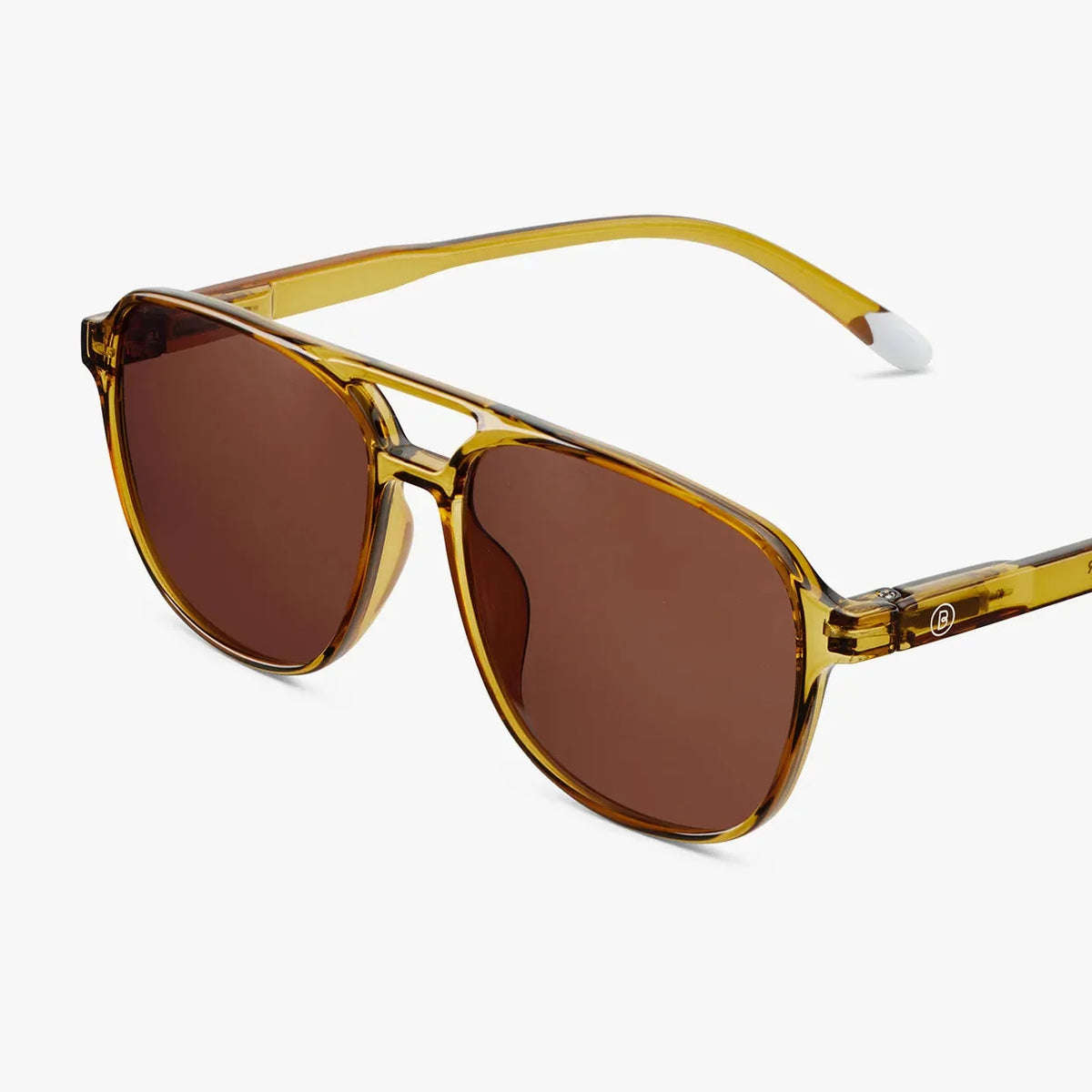 Brad glossy Ecru Olive  sólgleraugu