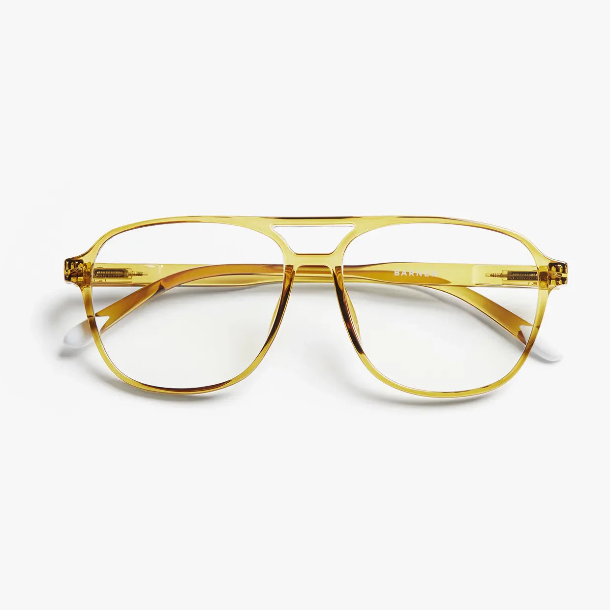 Brad Glossy Ecru Olive - Lesgleraugu