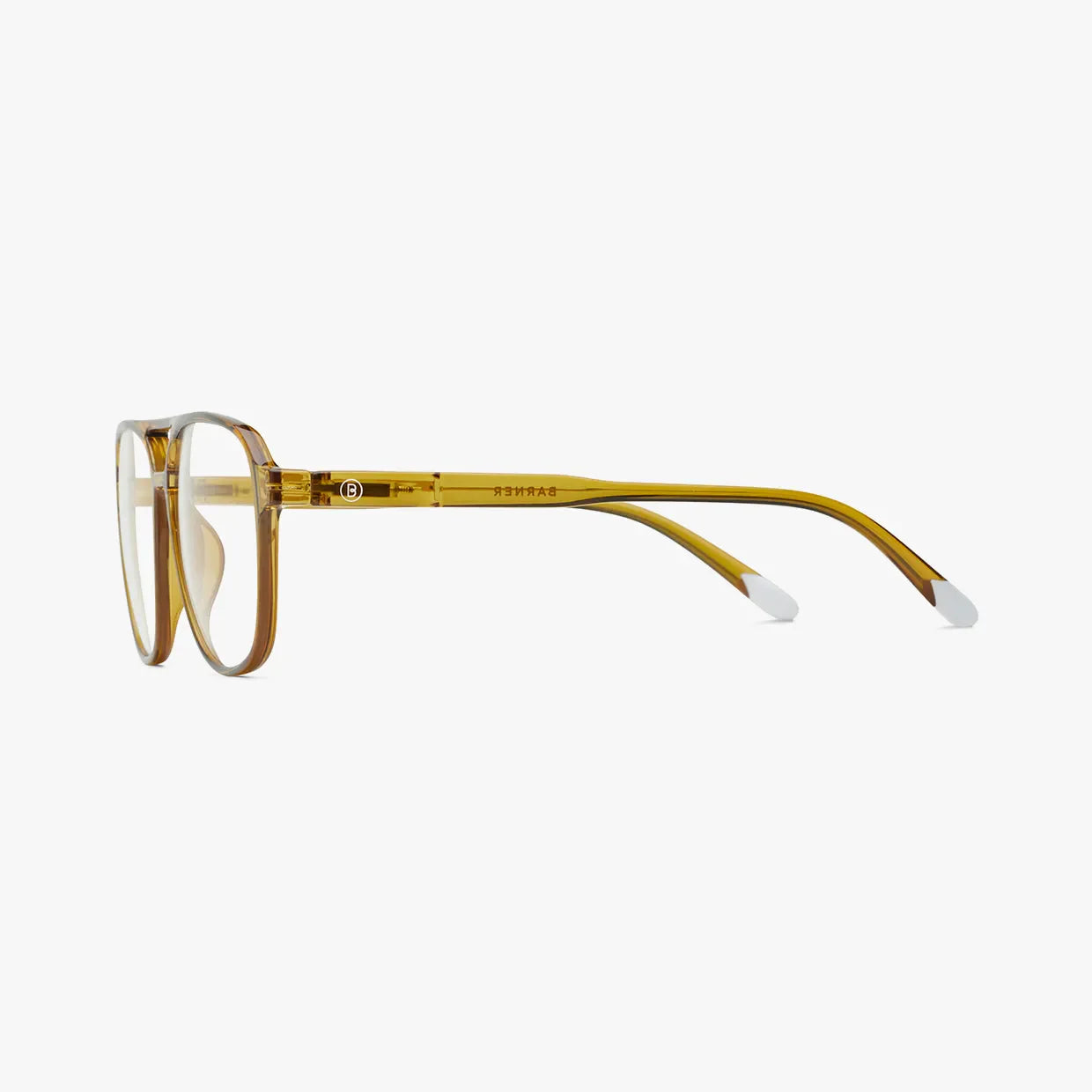Brad Brad Glossy Ecru Olive - Skjágleraugu